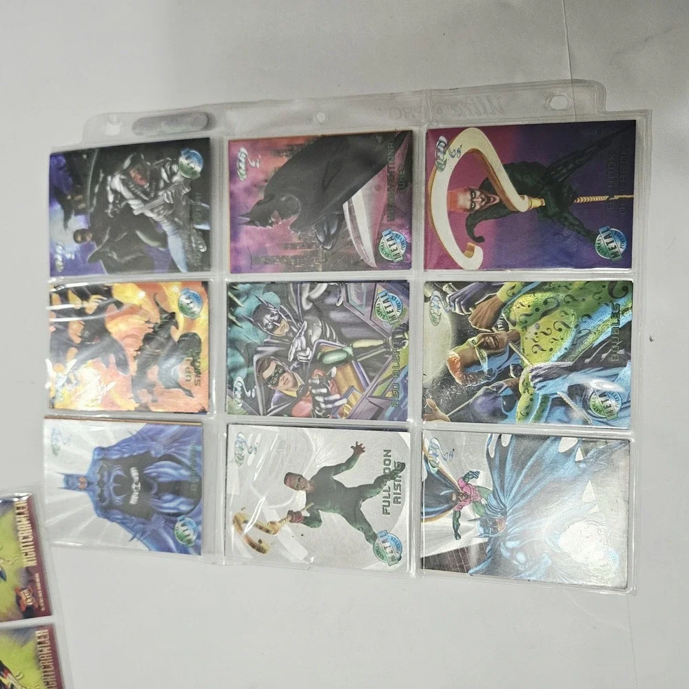 Marvel + DC Card Collection Lot Marvel Masterpieces, X-Men, Batman,